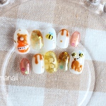 ネイルチップ現品販売！クマちゃんとはちみつネイル