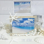 Beach & SeaGlass フォトフレーム♡【aloha】
