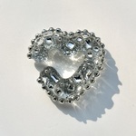 HEART earcuff ( Decoration heart ・silver )// 片耳用 
