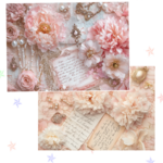 デザインペーパー　Flower Letter 2
