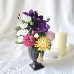 小さな仏花＊16(秋華)〈一点物〉