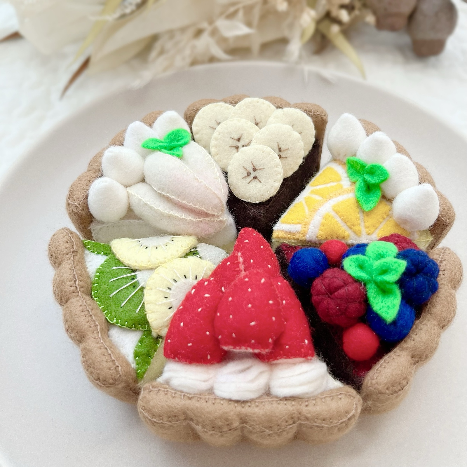 受注製作】選べる フェルト ケーキ 【3〜6個まで選べます！】 - cotori