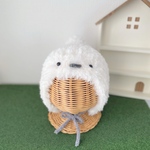 シマエナガふわもこボンネット