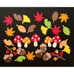 キノコ&どんぐり　壁面飾り