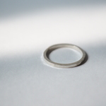 [12.5号] Thin Hammered Ring