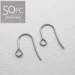 ＊30個入り＊ ステンレス フックピアス パーツ 銀色 pe009 フレンチフック フックパーツ ワイヤーピアス 