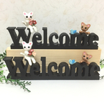 ★ ねこちゃんとWelcomeオブジェ インテリア雑貨 ★