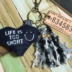 USEDデニムのキーホルダー③