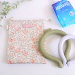 【SALE￥500オフ】クールネックリングも入る☆保冷マルチポーチ*リバティFeliciteライトピンク