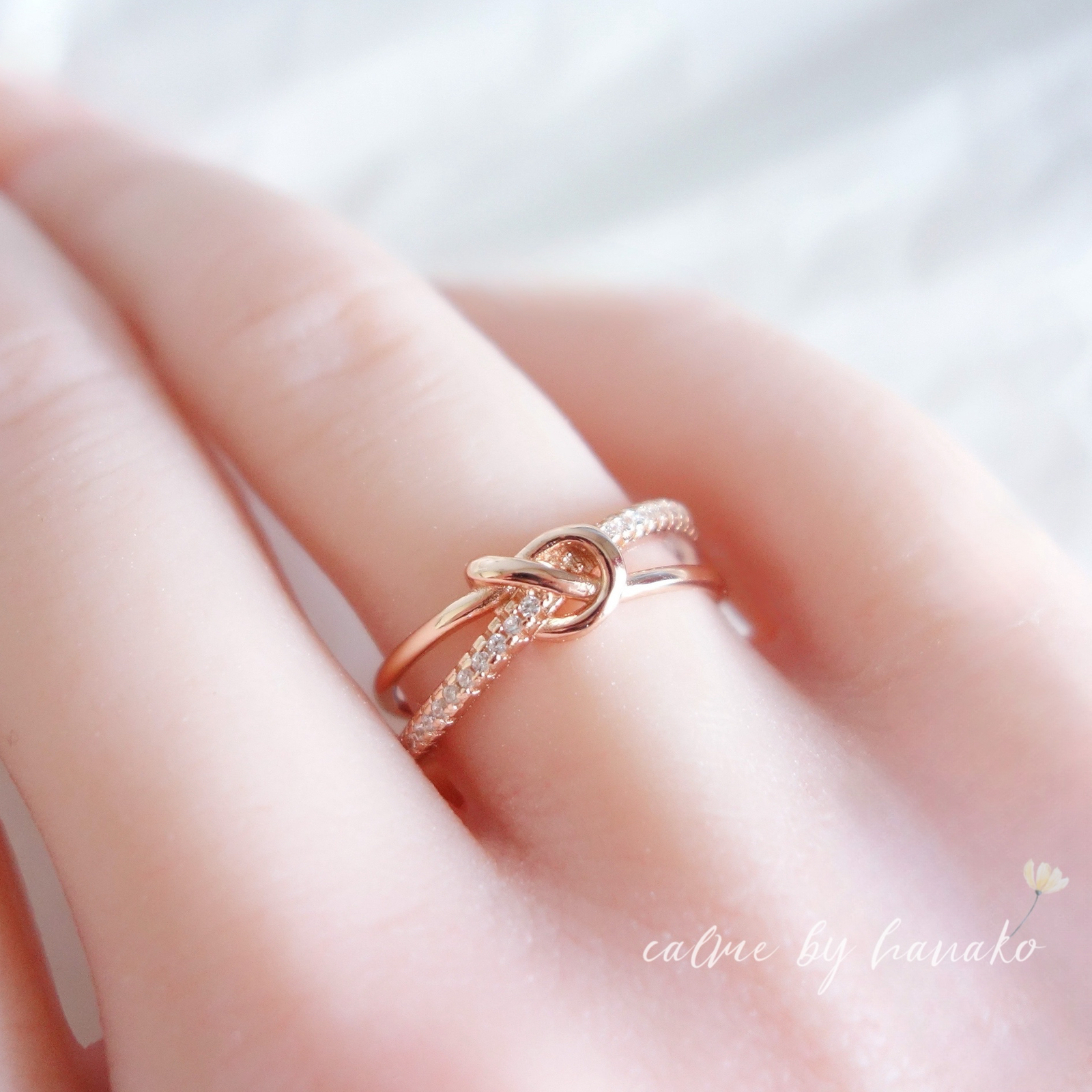 高級！！ピンクゴールド　リング　指輪　CZダイヤモンド　k18コーティング 最高級！！CZダイヤモンド ピンクゴールドリング k18