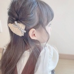 baby＆kids♡⃛ふわもこ三角パッチンピン