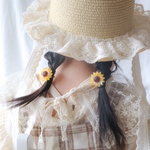 cosmos hair tie / Autumn 秋　くすみカラー　コスモス　フラワー