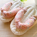 ベビー布ぞうり⭐︎麻の葉文様12㎝(一歳誕生日・餅踏みわらじ)