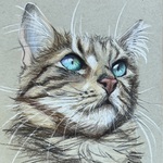 色鉛筆で描くペット似顔絵｜オーダーメイドポートレート（犬・猫・小動物）
