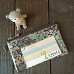 Rossellieロッセリー★12cmファスナーカードケース★定期パスケース等に リバティ★