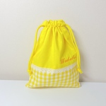  【お名前刺繍無料サービス】★ 給食袋（巾着）