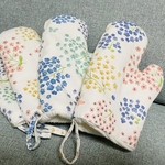 花と蝶のキッチンミトン