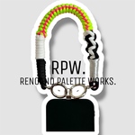 【0112】パラコード ハンドストラップ スマホストラップ ネオングリーン ピンク
