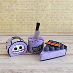 ハロウィンケーキセット【パープル】☆フェルトオブジェ
