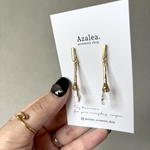 larme / gold / pierce