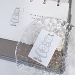 【30×20】みつあみの子　はんこ