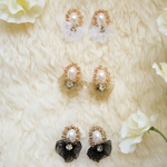 オーガンジー　チュール　パール　ビーズ　刺繍　プレゼント　ウェディング　ブライダル　前撮り　結婚式　花嫁　普段使い お呼ばれ