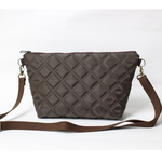 キルティング ショルダーバッグ・ブラウン