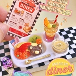 クマちゃんハンバーグオムライスプレート