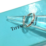 SALE煌めく一粒サファイア1757輝くTIFFANY＆CO　ティファニーシルバーリング　指輪　シルバーリングシルバーsilver925 tiffany andcoピンキーリング プレゼント　誕生日石
