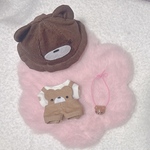10cm〜12cmぬいぐるみ用くまサロペットセット