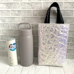 超軽量！　重さは卵１個分♪ 500mlのペットボトルが２本＆保冷剤が入るボトルカバー　水筒＆ペットボトル　ペットボトル＆アイスパック(魔法瓶構造の氷のう)　保冷バッグ　ペットボトルカバー　水筒カバー