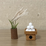 お月見団子とススキ