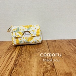 【ポケットティッシュポーチ　ポケットティッシュケース　ポータブルティッシュケース】ミモザ