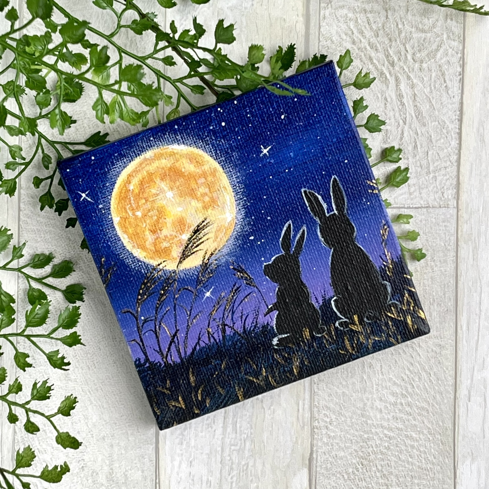アクリル画 城と星空 アクリル画】空・雲・星空の風景画の描き方🌌 Acrylic Painting