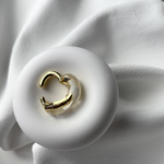 half glow heart / ear cuff