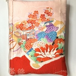 No.348 ファスナー25cm ポーチ　着物リメイク　タブレット御朱印入れなど