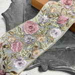 Sale❣️刺繍リボン/チュール/花柄/花刺繍/幅広