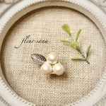 white berry  ホワイトベリーのブローチ〈original〉  kiska・silver