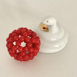 【幸運と厄除け】レッドコーラル＊＊神聖幾何学フラーレン＊＊