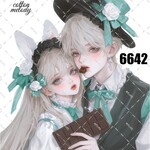 original sticker « no.6642👦🏻💚 »     //     人物ステッカー オリジナルステッカー オリジナル人物ステッカー ステッカー cotton melody 