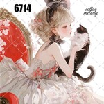 original sticker « no.6714 »     //     人物ステッカー オリジナルステッカー オリジナル人物ステッカー ステッカー cotton melody 