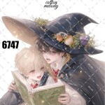original sticker « no.6747👱🏻🎃 »     //     人物ステッカー オリジナルステッカー オリジナル人物ステッカー ステッカー cotton melody 