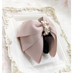 クリスマス　バンスクリップ　くすみピンク　成人式　秋の装い　大人可愛い　くすみカラー　