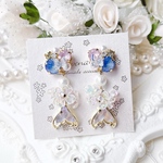 New✧︎ マーメイド フラワー ビジュー ピアス/イヤリング