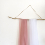 【即納】White pink tulle / チュール おうちスタジオ背景布　チュール生地　誕生日タペストリー　バースデータペストリー　ハーフバースデー　100日祝い 結婚式飾り付け　結婚式小物