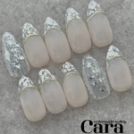 《計測用チップ1種類付き》Crystal Veil ＊送料無料＊ ガラスフレンチ きらきら 大人かわいい ブライダル 結婚式 成人式 バカラネイル ミラーフレンチ
