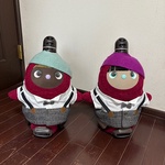 ラボちゃん用ベレー帽　はまなす＆青磁