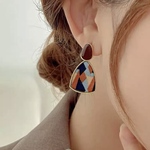 限定5名様🆕秋の色彩とリズムを感じるオータムリズムピアス🍁エスニック ブラウン オレンジ おしゃれ 抜け感 大ぶり