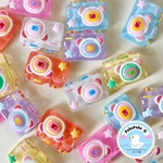 【10個】くまさんカメラ　機械　メカ　電子機器　デジタル　かわいい　アニマル　商品番号F-23