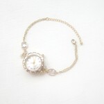 【BB JEWELRY】K14GF キュービックジルコニアのブレスレットウォッチ